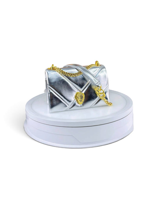 Bulgari silver bag