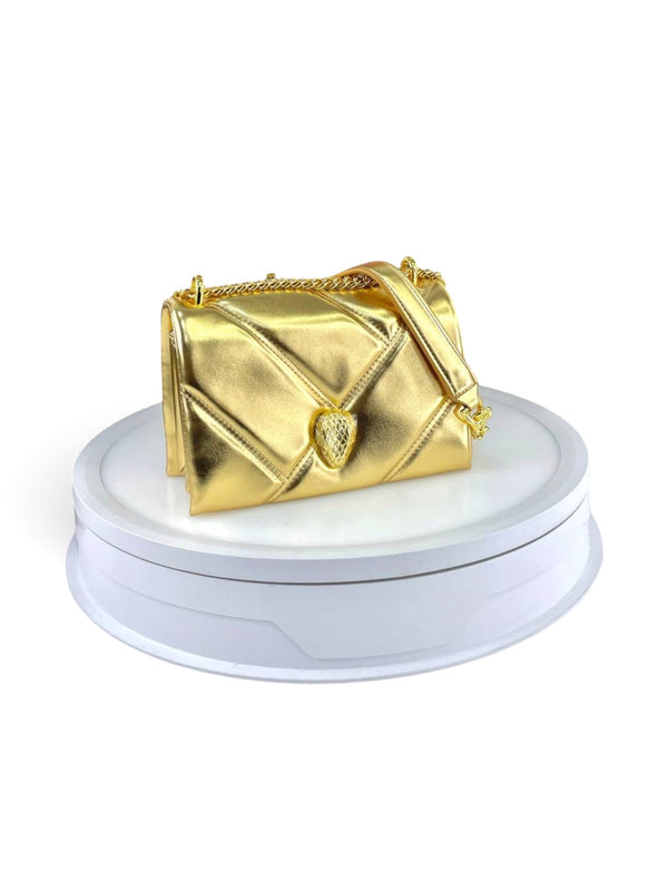 Bulgari gold bag