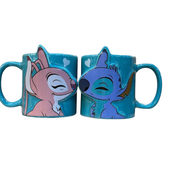 Stitch couple mug