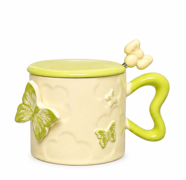 Lemon Butterfly Mug